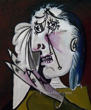 Pablo Picasso Painting - The Weeping Woman 5 1937 cubism Pablo Picasso